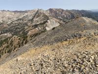 View from Box Elder Peak: Another view of the Little Cottonwood Canyon ridge.