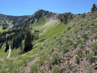 View of Peruvian Gulch and Hidden Peak