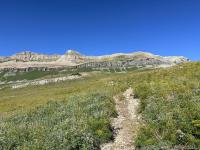 Toward Bomber Peak